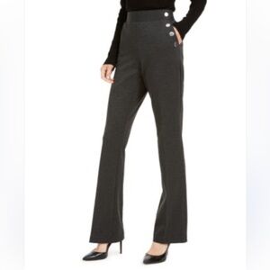 INC International Concepts Charcoal Gray Bootcut Pants size 4P